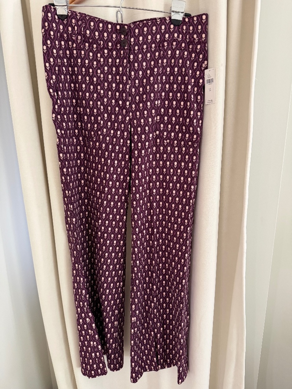 Anthropologie Maeve "the Naomi" floral print Pant NWT sz 10